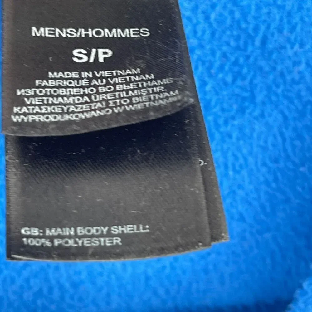 The North Face Blue Never Stop Exploring Quarter Zip Fleece Sweatshirt Size S/P